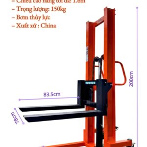 Xe nâng cao tải 1000 kg