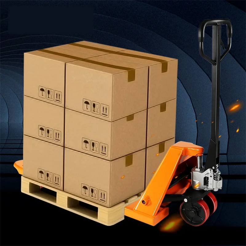 Xe nâng tay bánh PU tải trọng 5000 kg