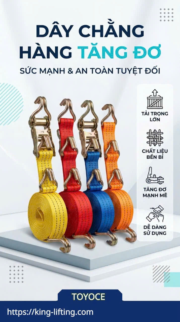 Dây chằng hàng 3T-12m bản 50mm